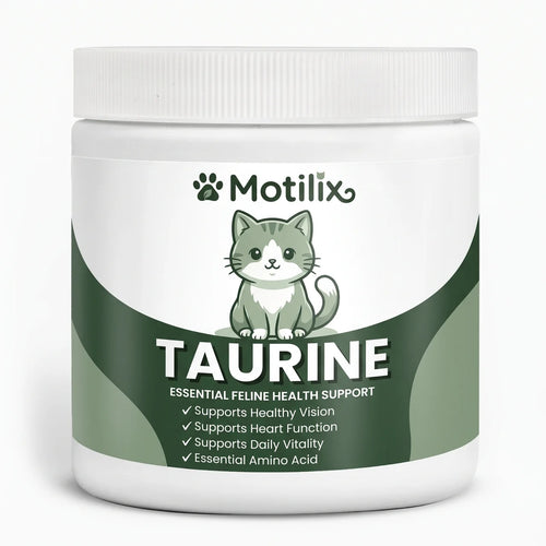 Stop the Daily Taurine Drain While Your Cat Still Looks Fine — Motilix™ Taurine Supplement for Cats