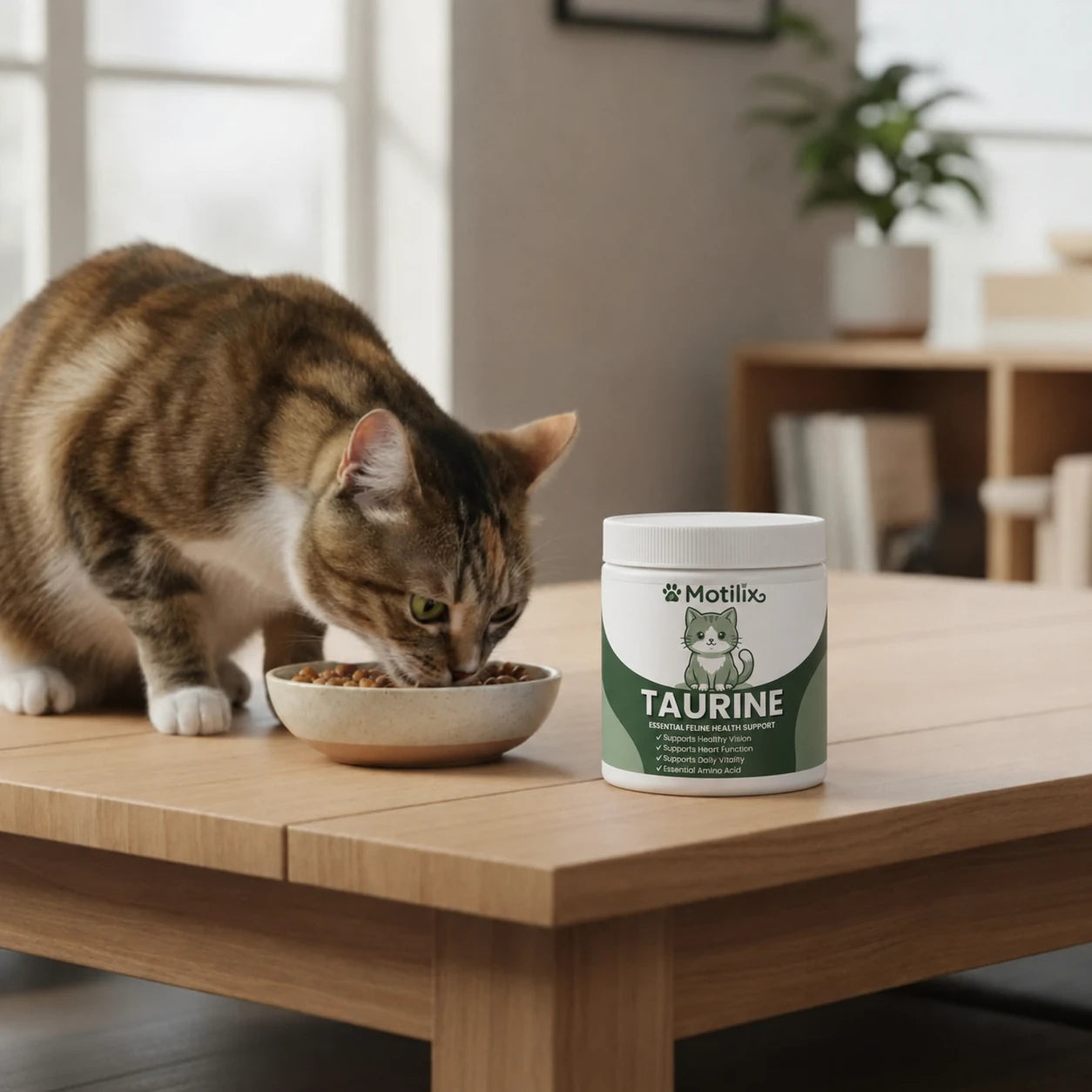 Stop the Daily Taurine Drain While Your Cat Still Looks Fine — Motilix™ Taurine Supplement for Cats
