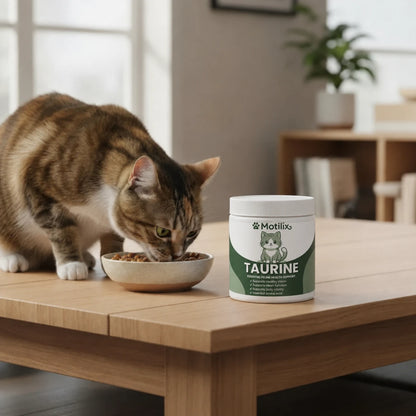 Stop the Daily Taurine Drain While Your Cat Still Looks Fine — Motilix™ Taurine Supplement for Cats