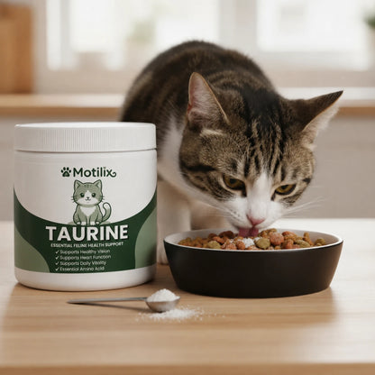 Stop the Daily Taurine Drain While Your Cat Still Looks Fine — Motilix™ Taurine Supplement for Cats